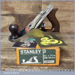 Vintage Boxed Stanley England No: 3 Smoothing Plane - Fully Refurbished