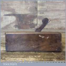 Antique 18th Century John Green Of York Ogee Moulding Plane - Good Condition