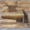Vintage Farriers Leatherworking Forged Steel Claw Hammer - Good Condition