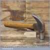 Vintage Standard Carpenters Claw Hammer With Wooden Handle - Good Condition