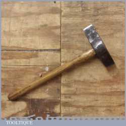 Large vintage Old Blacksmiths Hammer Head Measures 8” Long - Good Condition