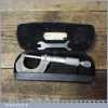 Vintage Moore & Wright No: 961B Micrometer In Case - Good Condition