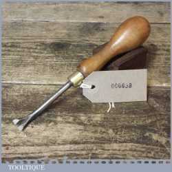 Vintage Upholsterers Tack Lifting Removal Tool - Beech Wood Handle