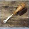 Scarce Vintage Edward Preston Leatherworking Pricking Wheel Tool - Good Condition