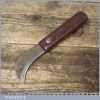 Vintage Taylor Witness Leatherworking Cutting Tool Rosewood Handle - Sharpened