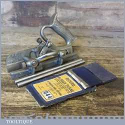 Vintage Record No: 044 Plough Plane Complete 8 Cutters - Fully Refurbished