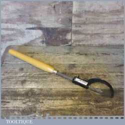 Vintage Craft Supplies Depth Guide Flat Woodturning Chisel - Good Condition