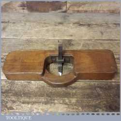 Vintage Craftsman Beech Wood Hand Router Old Womans Tooth - Good Condition