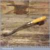 Vintage ½” I. Sorby Mr Punch Brand Swan Neck Lock Mortice Chisel Boxwood Handle