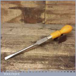 Vintage 14” Long British Telecom 1982 Wooden Handled Screwdriver By Footprint