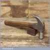 Vintage Carpenters Claw Hammer With Wooden Handle - Good Condition