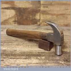 Vintage Carpenters Claw Hammer With Wooden Handle - Good Condition