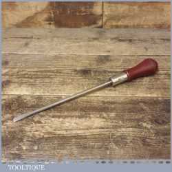Vintage 12 ½” Long Stanley No: 10A Ratchet Screwdriver - Good Condition