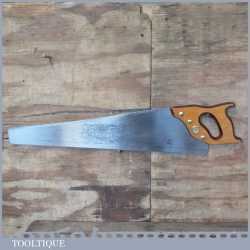 Vintage E.T. Roberts & Lee No: 248 Majestic 22” Cross Cut Hand Saw 9 TPI - Refurbished Sharpened