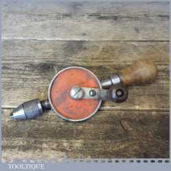 Small 8” Vintage German Egg Beater Hand Drill Cleaned Oiled - Good Condition
