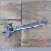 Vintage Pair 12” King Dick Chrome Vanadium Adjustable Spanner - Good Condition