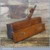 Vintage 1” Beech Wood Step Grooving Rabbet Plane Fitted Guide - Good Condition