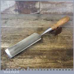 Large Vintage 2 1/8” Wide Shipwrights Socket Chisel / Slick Greenlee USA - Good Condition