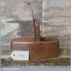Vintage beech Wood Toothing Plane With Good Aaron Hildick Iron - Refurbished For Use