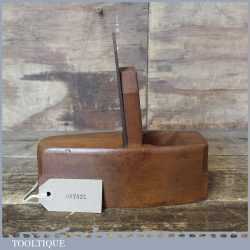 Vintage beech Wood Toothing Plane With Good Aaron Hildick Iron - Refurbished For Use