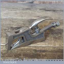 Scarce Vintage 1/2” Preston Bullnose Rabbet Plane With Record Iron - Good Condition