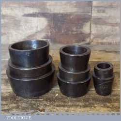 Vintage Collection 8 No: Round Leatherworking Punches - Good Condition