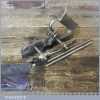 Vintage Record No: 044 Combination Plough Plane 8 No: Cutters - Good Condition