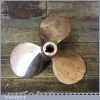 Vintage 8” Marine Brass 3 Bladed Boat Propeller - Good Condition