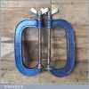Vintage Pair Of Record Tools Carpenters 6” G Clamps - Good Condition