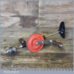Vintage 2 Speed Stanley No: 905 Breast Drill - Good Condition