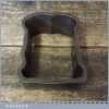 Antique Named 4” Cast Steel Cutter Loaf Shape - Leatherworking Kitchenalia