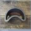 Antique Named 2 ¼” Cast Steel Cutter Half Moon Shape - Leatherworking Kitchenalia