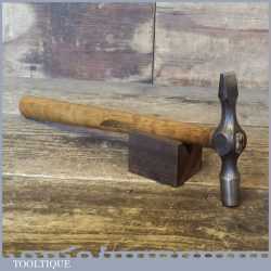 Vintage Cross Pein Pin Hammer With Wooden Hammer - Good Condition