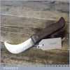 Vintage Saddlers Or Cobblers Leatherworking Craft Knife - Good Condition