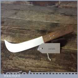 Vintage Sheffield Made Saddlers Or Cobblers Leatherworking Craft Knife - Good Condition