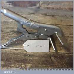 Vintage Genuine Pettersen Dewitt USA Vise-Grip 8R Sheet Metal Clamp - Good Condition