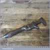 Vintage Automotive Adjustable Wrench Wooden Handle Grip - Good Condition