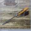 Vintage ¼” W & P S.J Addis No: 6 Woodcarving Straight Gouge Chisel - Good Condition