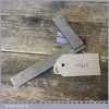 Vintage 4” Moore & Wright No: 400 B.S.939 Engineers Steel Square - Good Condition