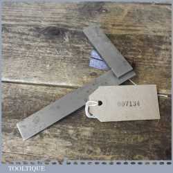 Vintage 4” Moore & Wright No: 400 B.S.939 Engineers Steel Square - Good Condition