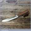 Sharp Vintage Gardeners Knife With Wooden Grip Handle - Good Condition