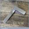 Vintage Edward Preston 3” Engineers Steel Square - Good Condition