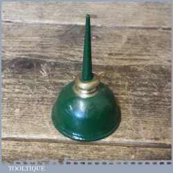 Small Vintage Steel Bodied Oil Can Good Condition - Ideal Railway Prop