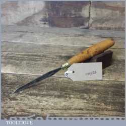 Vintage 1/8” Marples & Sons Carpenters Firmer Chisel - Good Condition