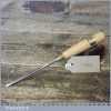 3/16” Ashley Isles Straight Woodcarving Gouge Chisel With No: 9 sweep - Good Condition