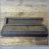 Vintage Natural Washita Oilstone In A Wooden Box