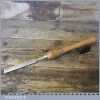 Vintage Marples Shamrock 5/8” Cast Steel Woodturners Skew Flat Chisel - Good Condition