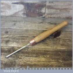 Vintage ¼” Woodturning Beading Or Parting Chisel Tool - Good Condition