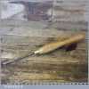 Vintage Marples ¼” Cast Steel Woodturners Gouge Chisel Tool - Good Condition