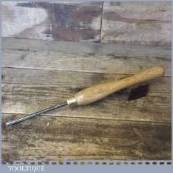 Vintage Marples ¼” Cast Steel Woodturners Gouge Chisel Tool - Good Condition